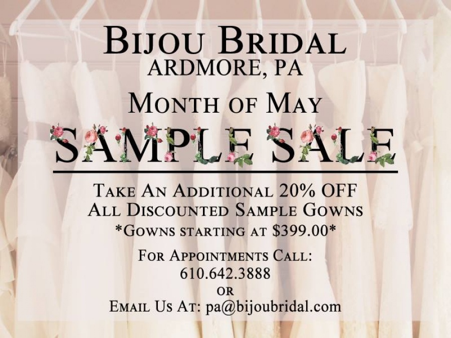 Bijou Bridal Sample Sale