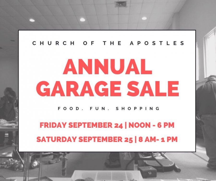Church of the Apostles Annual Garage Sale