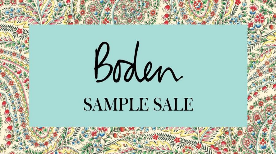 Boden Sample Sale - Pittsburgh, PA