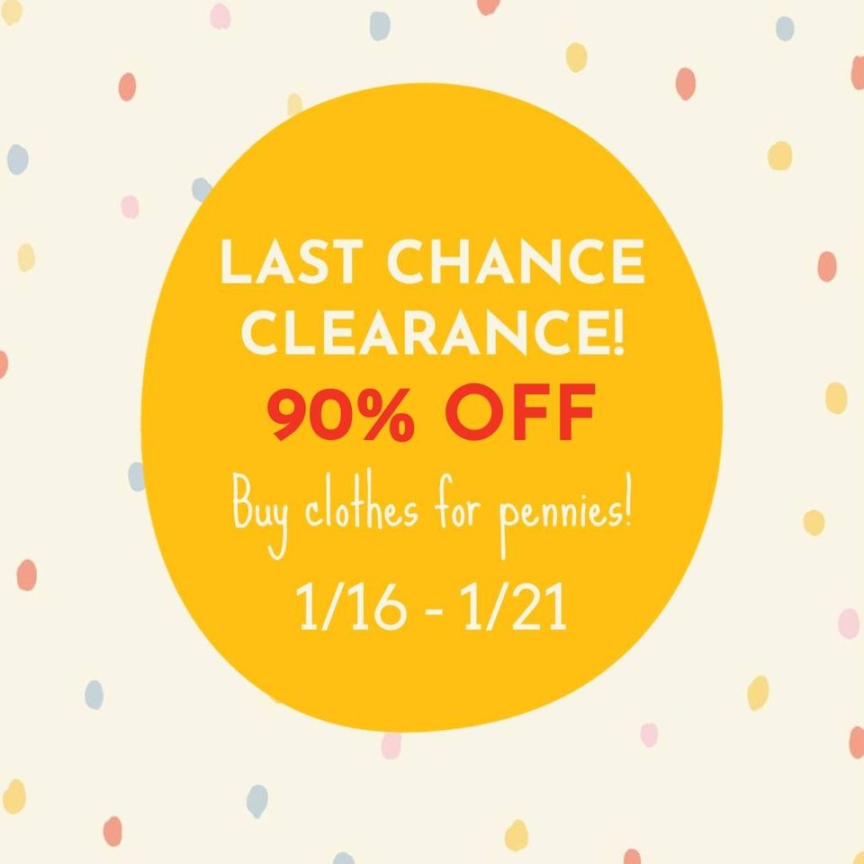 Once Upon A Child Last Chance Clearance Sale - Lancaster, PA