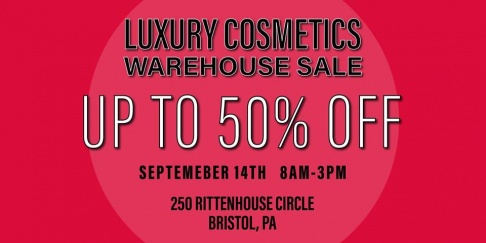 The Cosmetics Company Store Special Invitation Warehouse Sale