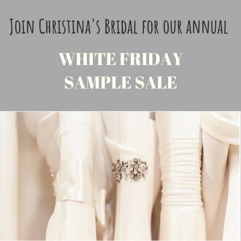 Christina's Bridal Sample Sale