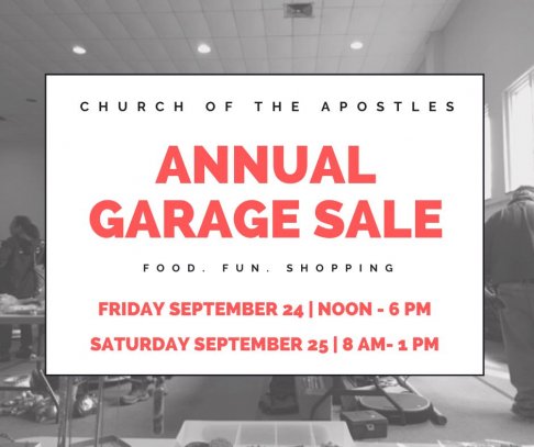 Church of the Apostles Annual Garage Sale