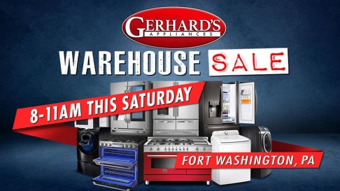 Gerhard's Appliances Warehouse Sale