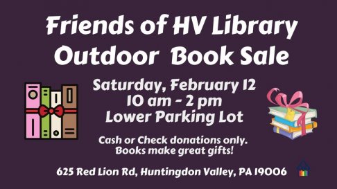 Friends of HV Library Outdoor Book Sale