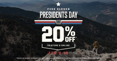 5.11 Tactical Presidents Day Sale - Pittsburgh
