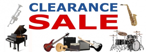 A & G Music Center End of Year Clearance Sale