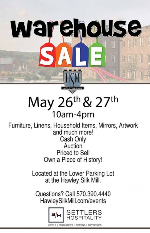 Hawley Silk Mill Warehouse Sale