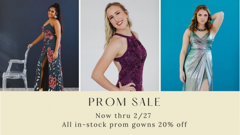 Taylored for You Bridal Boutique Prom Sale