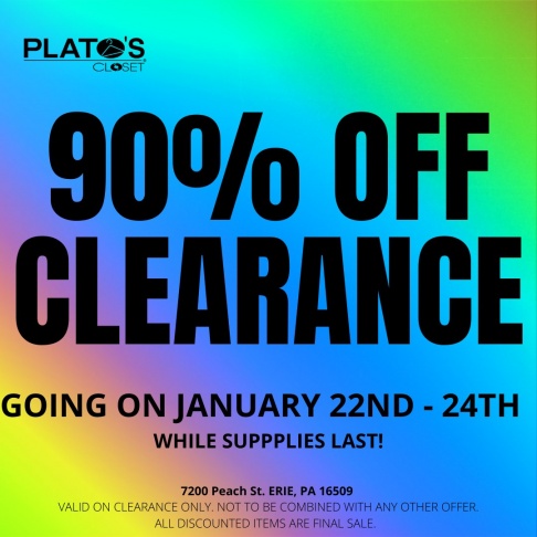 Plato's Closet CLEARANCE SALE - Erie, PA