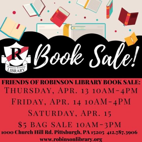 Friends of Robinson Township Public Library Book Sale