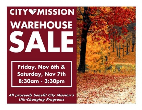 City Mission FALL Warehouse Sale
